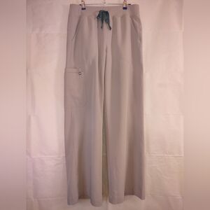 Figs Slate High Waisted Isabel Wide Leg FLAW